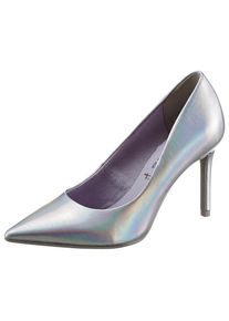 Tamaris High-Heel-Pumps, in changierender Optik silberfarben 35 In eleganter spitzer Form