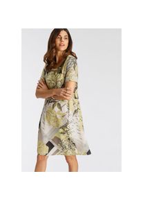 select! By Hermann Lange Etuikleid, mit abstraktem, gro&szlig;en Blumendruck gelb 42 N-Gr gelb-schwarz Elegantes Kleid von Select By Hermann Lange