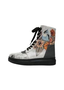 DOGO Stiefel &raquo;Magic In The Air&laquo;, Vegan bunt 38 Grau Handgefertigt