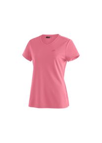 Maier Sports Funktionsshirt &raquo;Trudy&laquo;, Damen T-Shirt, Kurzarmshirt f&uuml;r Wandern und Freizeit pink 42 hellpink Funktionales T-Shirt mit V-Ausschnitt...