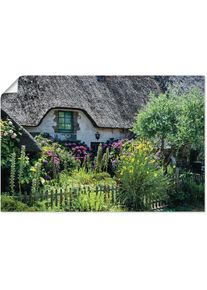 Artland Wandbild &raquo;Altes Landhaus im Norden Frankreichs&laquo;, Gartenbilder, (1 St.), als Alubild, Leinwandbild, Wandaufkleber oder Poster in versch....