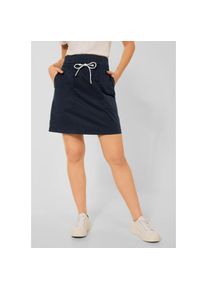 Street One Minirock, mit bedrucktem Tunnelzugband blau 42 grand blue Paperbagrock von Street One