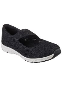 Skechers Ballerina &raquo;BE-COOL ENDLESS FUN&laquo;, mit elastischem Riemchen schwarz-wei&szlig; 35 Aus recycelten Materialien
