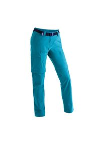 Maier Sports Funktionshose &raquo;Inara slim zip&laquo;, Damen zipp-off Wanderhose, atmungsaktive Outdoor-Hose blau 38 Normalgr&ouml;&szlig;en mittelblau Funktionale,...