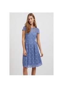 Vila Spitzenkleid &raquo;VIKALILA&laquo;, mit Bl&uuml;ten-Motiv Spitze blau 42 N-Gr English Manor Kniefreies Cocktailkleid von Vila