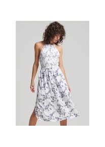 Superdry Neckholderkleid, Gesmoktes Neckholder-Kleid im Vintage-Look wei&szlig; XS N-Gr Mit unserem gesmokten Neckholder-Kleid im Vintage-Look kommen die...