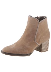 Gabor Cowboy Stiefelette &raquo;ANCONA&laquo;, mit Paspellierung beige 42 hellbeige Stylische Cowboystiefelette mit Textileinfass