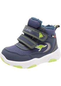 Kangaroos Winterstiefel &raquo;KS-Freezer V Roostex&laquo; blau 24 navy-lime Winterstiefel von Kangaroos mit Klettverschl&uuml;sse