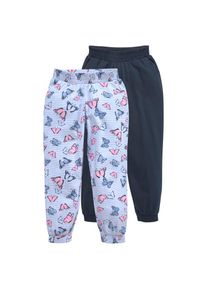 Kidsworld Haremshose, (Packung, 2er-Pack), bunt gemustert und unifarben blau 128/134 N-Gr hellblau-gemustert, marine Kidsworld 2 er Packung Hosen...