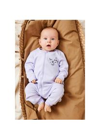 name it Strampler &raquo;NBFNIGHTSUIT 2P ZIP PURPLE FLOWER NOOS&laquo;, (2 tlg., 2er-Pack) lila 80 N-Gr Purple Heather Doppelpack Schlafanz&uuml;ge f&uuml;r M&auml;dchen von...