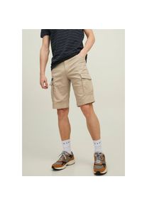 Jack & Jones JACK & JONES Cargoshorts &raquo;DEX CARGO SHORTS&laquo; beige XL N-Gr Cargoshorts mit verdecktem Knopf an den Fronttaschen