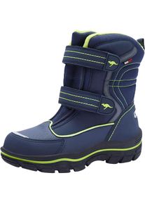 Kangaroos Winterstiefel &raquo;K-Leno V Roostex&laquo; blau 34 navy-lime Winterstiefel von Kangaroos mit Klettverschl&uuml;sse