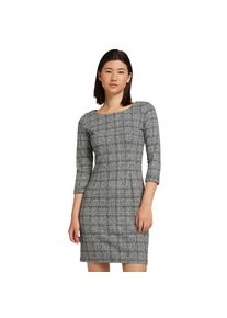 Tom Tailor Etuikleid, im modischem Karo-Look grau 46 N-Gr offwhite jacquard (grau, meliert) Kleid mit 3/4 Arm von Tom Tailor
