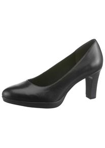 Tamaris Pumps &raquo;Zealot&laquo;, in klassischer Linie schwarz 41 black Obermaterial aus feinem Leder