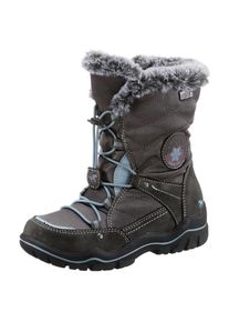 Mustang Shoes Winterstiefel, mit praktischem Schnellverschluss blau 30 dunkelgrau-hellblau Mit wasserabweisender TEX-Ausstattung