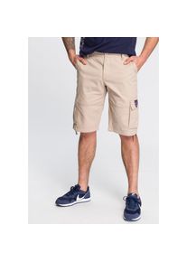 Tom Tailor Polo Team Cargoshorts, mit Logostickerei beige 38 N-Gr Cargoshorts von Tom Tailor Polo Team