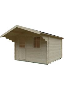 Kiehn-Holz Gartenhaus &raquo;Burgberg 1&laquo;, (Set) beige natur