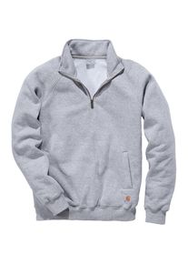 Carhartt Sweatshirt &raquo;Quarter Zip Mock&laquo; grau S