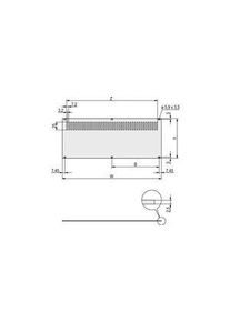 nVent Schroff R&uuml;ckwand 3 HE 84 TE - 30849-023