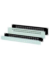 nVent Schroff 19''-Frontplatte mit Bel&uuml;ftungs&ouml;ffnungen 132.5 x 483mm Ungeschirmt Aluminium 3U Schwarzgrau - 30118-964