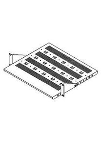 nVent Schroff Fachboden 19/2HE verstellbar RAL 7035, 430mm, Hellgrau - 20118-791