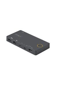 StarTech.com 2-Port KVM-Switch mit Audio, HDMI 1.2a / USB-C - SV221HUC4K