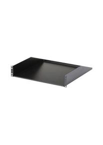 StarTech.com Freitragende Ablage, Stahl, 483mm, Schwarz - CABSHELFHD