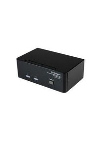 StarTech.com 2-Port KVM-Switch mit USB-Hub, 1920 x 1200, DVI-I - USB-A - SV231DD2DUA