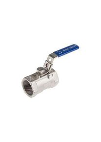 realspace Pro RS PRO Manuelles Kugelventil Edelstahl 2/2 68bar G1-1/4" Griff - 4992824