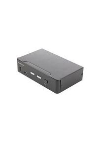StarTech.com 2-Port KVM-Switch mit USB-Hub, 3840 x 2160, HDMI 1.2a - USB-A - SV231HU34K6