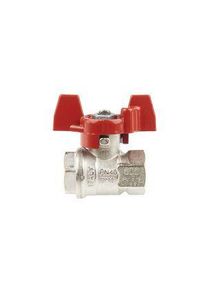 realspace Pro RS PRO Manuelles Kugelventil Messing 2/2 40bar G 1/4" Drehknopf - 7335192