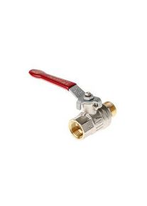 realspace Pro RS PRO Manuelles Kugelventil Messing 2/2 32bar G1/2" Griff - 7335237