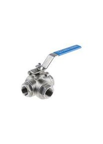 realspace Pro RS PRO Manuelles Kugelventil Edelstahl 3/2 68bar G3/4" Griff - 4991950