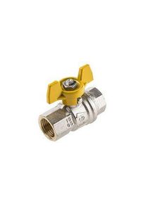 realspace Pro RS PRO Manuelles Kugelventil Messing 2/2 40bar G1/2" Drehknopf - 7335280