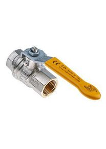 realspace Pro RS PRO Manuelles Kugelventil Messing 2/2 40bar G1/2" Griff - 7335158