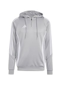 adidas Performance Sportsweatshirt 'TIRO24' Herren, grau / wei&szlig;, Gr&ouml;&szlig;e L