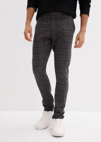 Stretch-Anzughose mit Dehnbund in Regular Fit in grau, Gr&ouml;sse 48, bonprix