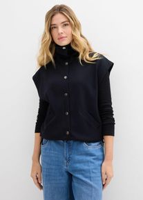 Weste aus bequemen Scuba in schwarz, Gr&ouml;sse 44/46 (L), bonprix