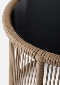 Table de jardin en beige45,5 cm, Couleur/Motif: naturel, bonprix