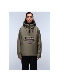Napapijri, Herren, Anorak &raquo;RAINFOREST&laquo; mit Kapuze regular fit, mit seitlichen Reissverschluss, Bel&uuml;ftungs&ouml;sen, tea leaf, M, Jacke von Napaijri