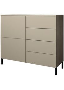 borchardt M&ouml;bel Borchardt M&ouml;bel, borchardt M&ouml;bel Kommode &raquo;Haama, modern, grifflos, Metallf&uuml;sse, praktisch, 2 T&uuml;ren&laquo; Push-To-Open, verstellbare Einlegeb&ouml;den, viel 