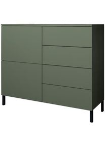 borchardt M&ouml;bel Borchardt M&ouml;bel, borchardt M&ouml;bel Kommode &raquo;Haama, modern, grifflos, Metallf&uuml;sse, praktisch, 2 T&uuml;ren&laquo; Push-To-Open, verstellbare Einlegeb&ouml;den, viel 