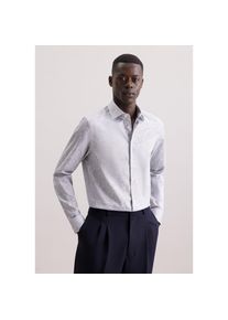 Seidensticker, Herren, Seidensticker Businesshemd &raquo;Schwarze Rose&laquo; Slim 1/1 Kentkragen Gebl&uuml;mt, mittelblau, S (38), normale &Auml;rmell&auml;ngen, Passform: Slim