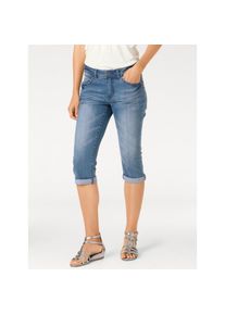 Heine, Unisex, Heine 3/4-Hose, blau stone, 42, Normalgr&ouml;ssen, Figurbetonte R&ouml;hre