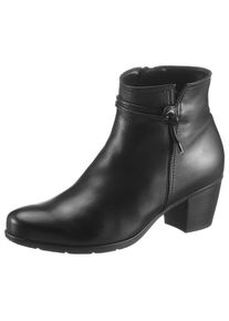 Gabor, Unisex, Trichterabsatz, Ankleboots mit Hovercraft Luftkammer-Laufsohle, schwarz, schwarz, 39, Elegante Stiefelette mit Gabor Best Fitting 