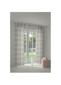 WIRTH, Vorhang &raquo;Benewitz&laquo; &Ouml;sen 1 Stk. tlg., lindgr&uuml;n, Jacquard, Baumwolle, Polyester