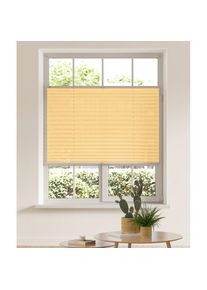 my home, my home Plissee &raquo;LAHOLM&laquo; Lichtschutz ohne Bohren verspannt Fixmass, Bestseller mit &uuml;ber 3500 4,5-Sterne-Bewertungen, Klemmtr&auml;ger, mandarine, 