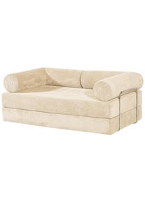 P & B Schlafsofa , Beige , Textil , 180x70x100 cm , Bsci , Wohnzimmer, Sofas & Couches, Schlafsofas