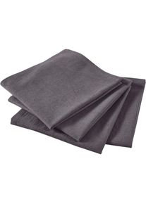 LeGer Home by Lena Gercke, LeGer Home by Lena Gercke Stoffserviette &raquo;Liaa&laquo; Stoffserviette, Masse 40x40 cm, uni, Baumwollqualit&auml;t mit Leinenanteil, 