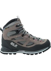 Jack Wolfskin, Unisex, Trekkingschuh &raquo;FORCE CREST TEXAPORE MID W&laquo;, tarmacgrau, pink, UK4-EU37, Normalschaft, Robuster Allround-Premium-Trekkingschuh